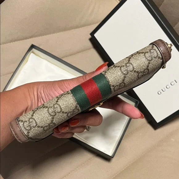 Gucci Ophidia GG Supreme Zip Around Wallet - Picture 6 of 17